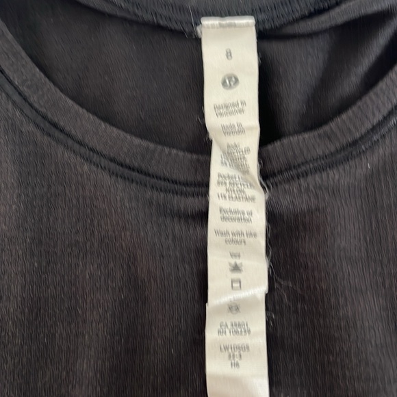 Lululemon Black Cap Sleeve Hiking Tank - Picture 6 of 9